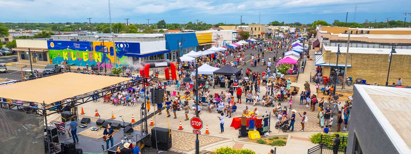 Aerial of Independence Day Extravaganza 2023